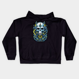 Cyborg Heads S02 D79 Kids Hoodie